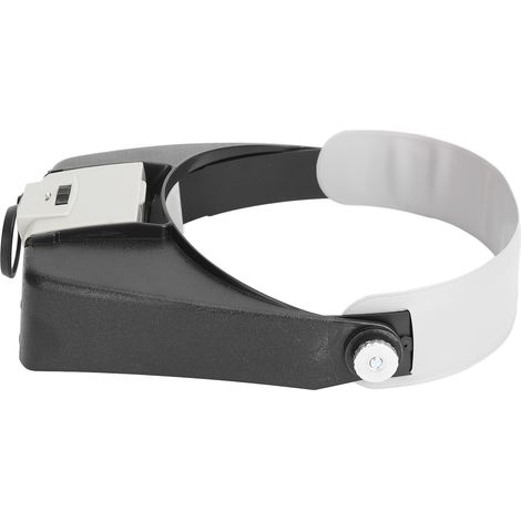Loupe binoculaire frontale avec LED amovible, grossissement 1.5X 3X 8.5X 10X, lunettes grossissantes tête bandeau en ABS (1/5)