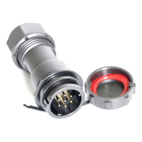 Connecteur circulaire RS PRO, Standard 7 contacts, Montage sur câble, raccordement A souder ( Prix pour 1 )