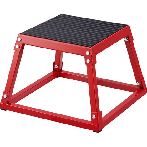 Boîte de Pliométrie 445x445x305 mm Plateforme Pliométrique Antidérapante Charge 227 kg Boîte à Saut Musculation Fitness Crossfit pour Entraînement Pliométrique Step-up Pompe Squat Gym Domicile (1/5)