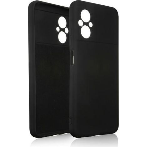 Funda de silicona negra para Xiaomi Poco M5 Beline (1/2)
