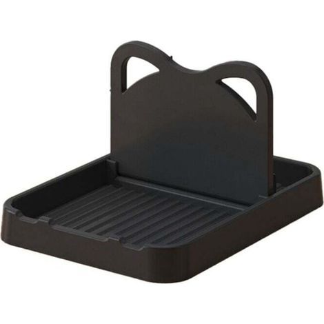 Cucchiaio pieghevole con supporto a forma di gatto nero per piano cucina (1/4)
