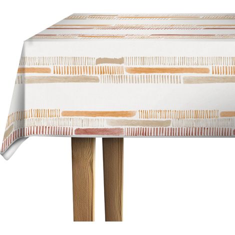 nappe toile cirée rectangulaire arabesque 140 cm x 180 cm (1/5)