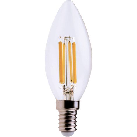 Ampoule à filament LED, Olive C35, 6W / 806lm, culot E14, 2700K (1/5)