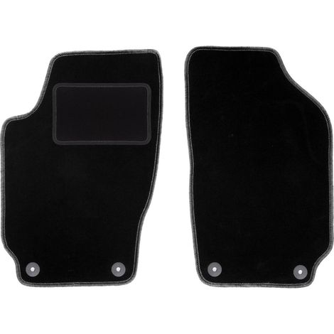 Tappetini anteriori neri per: Skoda Fabia I hatchback, berlina, station wagon (1999-2007) (1/5)