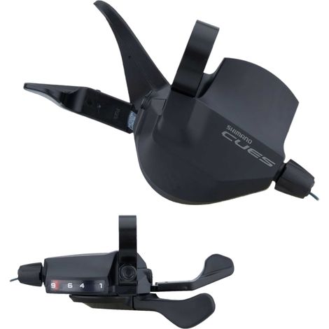 Maneta de cambio Shimano SL-U4000 Rapidfire Linkglide de 9 velocidades (1/5)