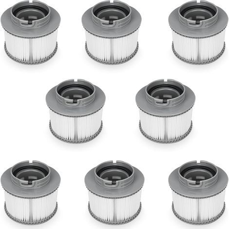 6 Stück 9,5 x 2 cm Duschkopf Ersatzfilter, Duschkopffilter für abnehmbaren Duschkopf, Umkehrosmose, Chlor und Fluorid sowie Partikelfiltration (9,5 x 2 cm) (1/5)