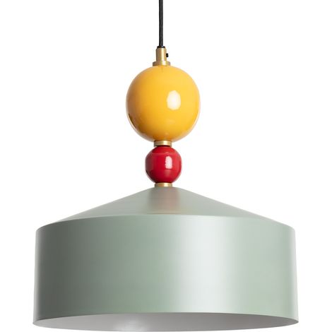 Lámpara Colgante Metal Pekia Bougy Verde (1/5)
