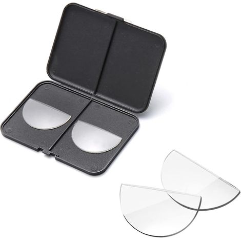 Lentilles de lecture bifocales autocollantes, verres grossissants transparents pour lunettes de soleil/lunettes de vue, réutilisables, sans eau (1/5)