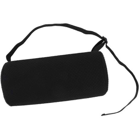 Coussin lombaire pour chaise de bureau, soutien et confort, noir (1/5)