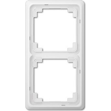 Jung 2 vie Telaio di copertura Coperchio Bianco alpino CDP582WW 1 pz. (1/2)