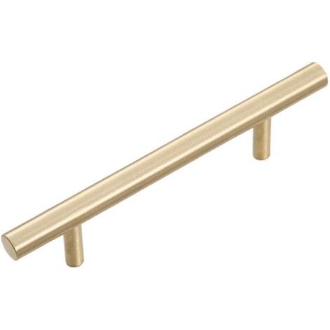 ZOLGINAH Armoire Porte Poignées - Acier Inoxydable Meubles Porte D'armoire de Cuisine Poignées Boutons de Tiroir Placard Pull doré avec Vis 96mm, 10pcs (1/5)