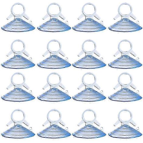 Filiyano-50 ventouses transparentes en PVC pour fenêtres, pare-brise, rideaux de voiture - 4,5 cm (1/2)