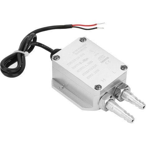 Capteur de pression différentielle micro 4-20mA, transmetteur de différence de pression 0-4Kpa, sonde industrielle précise, sortie signal analogique, pour ventilation et filtration, montage standard. (1/5)
