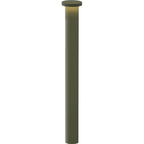 Tiberio Bollard LED 10W 3000K IP65 Verde - Paletto luminoso alto da giardino 75cm - Rossini Group (1/4)