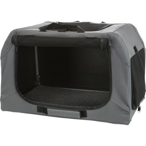 Caisse de transport pour chiens Easy Soft S/M Gris TRIXIE (1/5)