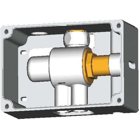 Ideal Standard CeraPlus - Caja de conexión termostática para la mezcla de temperaturas (universal para su uso con todas los grifos de sensores), neutral A3813NU