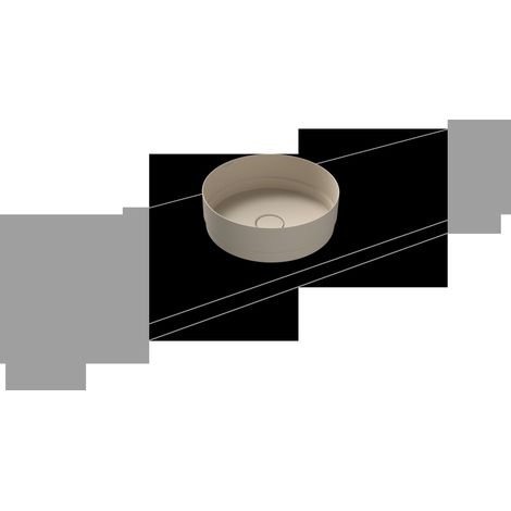 KALDEWEI NUEVA vasque 3191, ronde, diamètre 380mm, sans