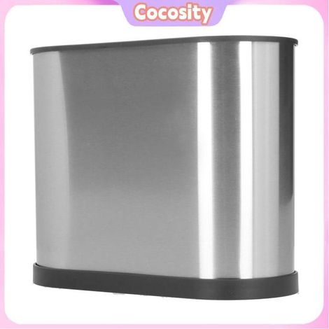 Cocosity Porte-couverts Boîte de Rangement de Vaisselle en Acier Inoxydable avec Trous de Vidange, articles cuisine (1/5)