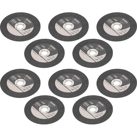 Lot de 20 disques à tronçonner pour une coupe rapide et nette, destinés au traitement des métaux. Diamètre extérieur : 100 mm diamètre intérieur : 16 mm. (1/5)