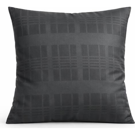 Baumwollkissenbezug 40x40 Satin Marsela Premium - Makosatin Anthrazit (1/5)