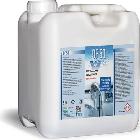 DF50- disincrostante per superfici acriliche, ceramiche e parti cromate 5Lt. Metacril 09205001