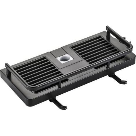 Étagère Douche Porte Savon Douche Salle De Bain Rangement Douche sans Percage avec Porte Savon Douche, Crochets et Porte Serviette Murale Antirouille Autoadhésif Support Noir 21MM25MM (1/5)