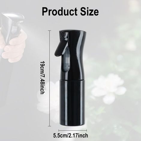 Set aus 2 x 200ml Wasserverdampfern mit kontinuierlichem Feinnebel, für Pflanzen, Reinigung, Alkohol usw. (Geräusch) (1/5)
