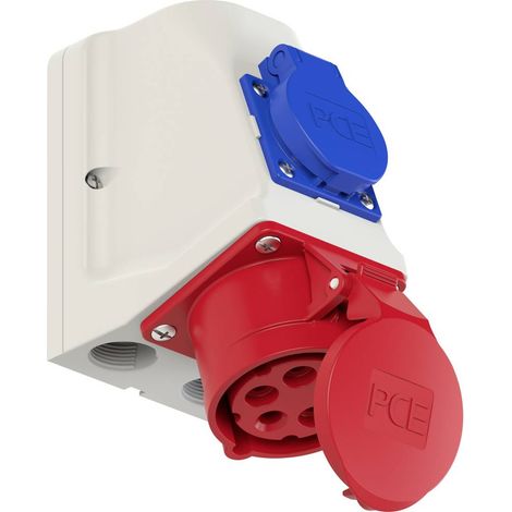 PCE 9215-6 Presa da parete CEE 16 A 5 poli 400 V 1 pz. (1/2)
