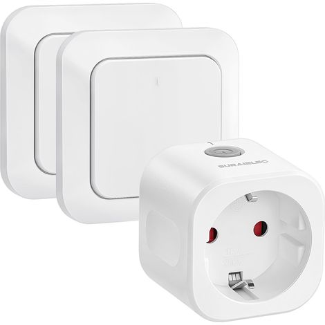 Lot de 2 prises télécommandées 16 A 3680 W 30 m (1/5)