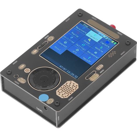 Émetteur-récepteur SDR 1MHz-6GHz, écran tactile TFT 3,2 pouces, avec microphone, baromètre, boussole et récepteur GPS (1/5)