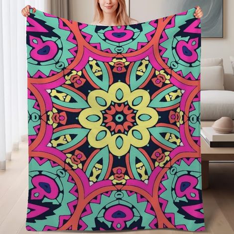 Couverture de lit en polaire, douce et chaude en microfibre printemps-été, décoration de chambre à coucher, excellent cadeau pour femmes et hommes, 6080 pouces (1/4)