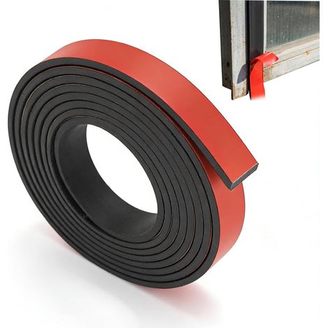 Rouleau de Caoutchouc Adhésif Solide 20mm x 3mm x 3m, Bande de Caoutchouc Adhésive Feuille de Néoprène Autocollante pour Bricolage (1/5)