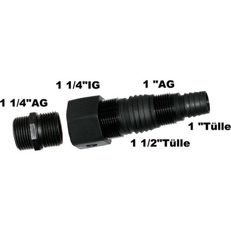 Metabo Multiadapter 1 1/4"  zum Anschluss von Tauchpumpen oder Hauswasserwerken (1/3)
