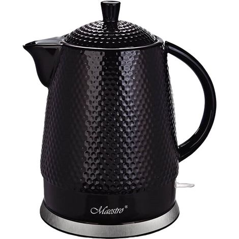 Maestro Keramik-Wasserkocher 1,5 l 1500 W Schwarz