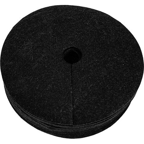 20pièces Toile De Paillage Anti-Mauvaises Plantes Ronde Membrane De Désherbage Perméable pour Cultures Et Vergers Protège Les Arbres Fruitiers sans Bloquer Air Et Eau Écologique Et (1/5)