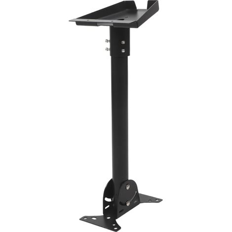 1 Adaptateur de Montage d'antenne : Support Robuste pour Poteau en Fer, pour Installation sur Toit, Bateau ou Mur - Poteau réglable avec Base, diamètre 4 cm (1,6 Pouce). (1/5)
