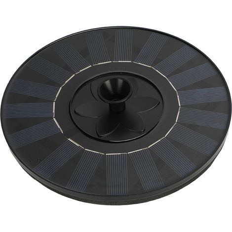 Fontaine solaire à feuilles de lotus, pompe à eau écologique avec panneau solaire, décoration de jardin étanche pour bassin, fontaine flottante autonome (1/5)