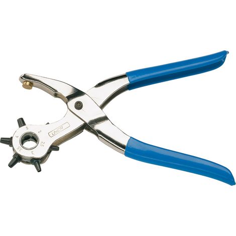 Unior PINZA FUSTELLATRICE ROTANTE A 6 FUSTELLE Art. 558 mm. 210