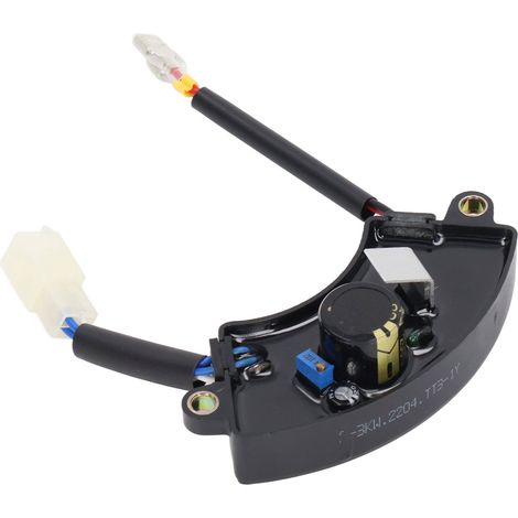 Générateur à essence 2-3 kW avec régulateur de tension automatique AVR et redresseur monophasé pour moteurs 168F/170F, style demi-lune.