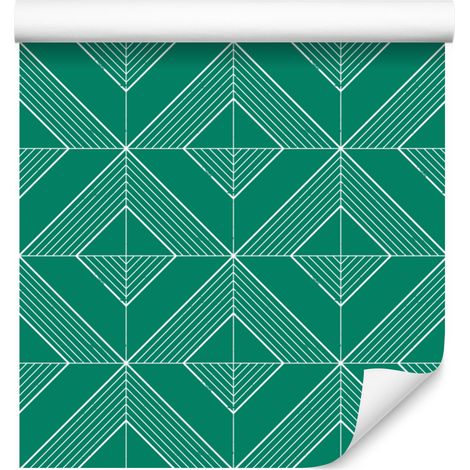 Carta da parati con rombi geometrici marini, sfondo marino 50x1000 cm (1/5)
