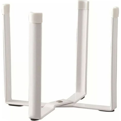Égouttoir multifonction, poubelle, blanc, acier/résine de silicone, design minimaliste (1/5)