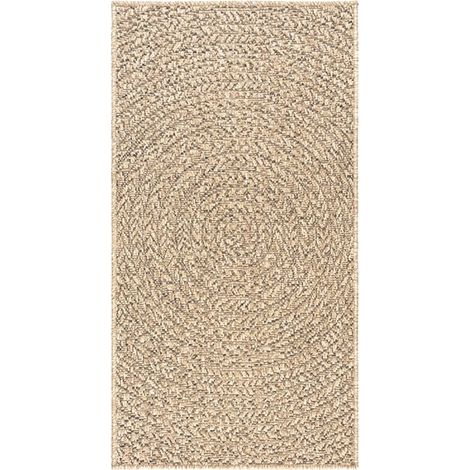 vidaXL Tappeto ZIZUR 60x110 cm Aspetto Iuta per Interni ed Esterni