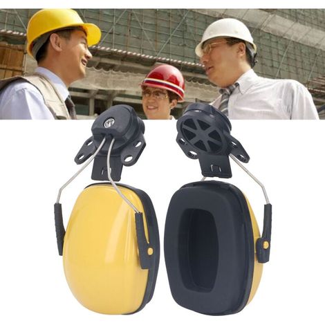 1 paire de casques de sécurité, protège-oreilles, Protection auditive, antibruit, pour chantier de Construction (1/4)