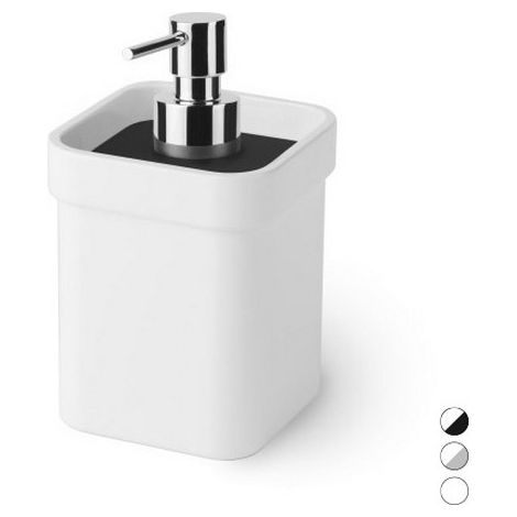 DOSASAPONE IN MELAMMINA SAETA Bianco Nero mm 85x90x150