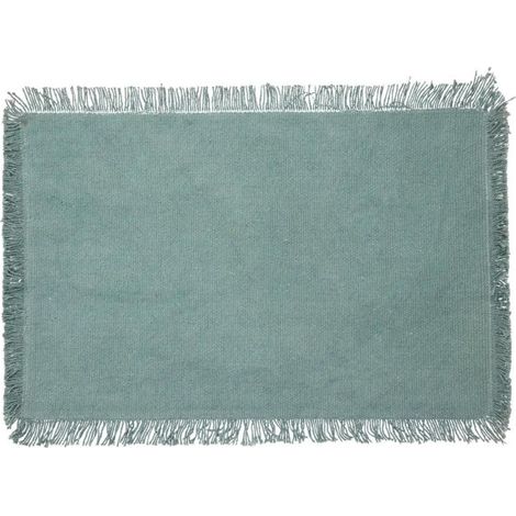 Set de Table Déco "Maha" 30x45cm Vert Céladon (1/4)