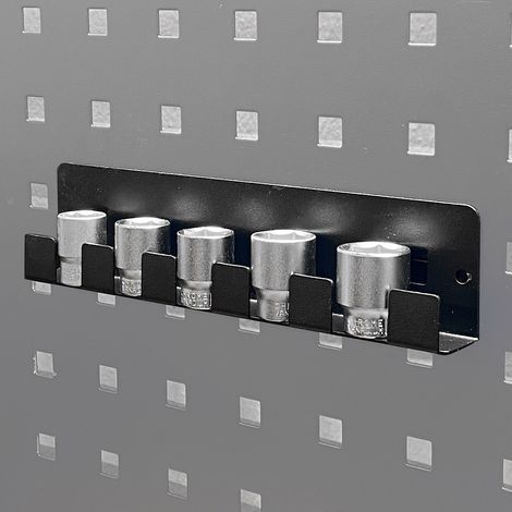 Gancio porta bussole ARR-GAN-BU per pannelli porta attrezzi - compatibile con arredo officina ARR-OFF (1/4)