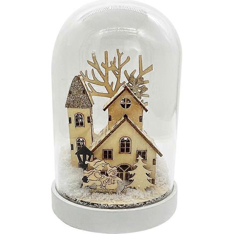 Festliche Hausdekoration mit LED-Lichtern, Weihnachtsfeier-Dekoration, Ornamente