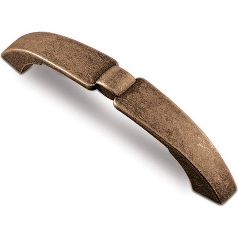 Tirador Buckle 7251 - Bronce rústico. 149x20x30mm. Entrepuntos 128mm. (1/3)