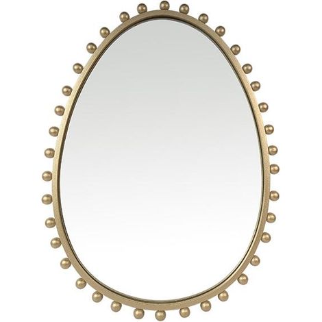Miroir métal doré 46x61cm (1/2)