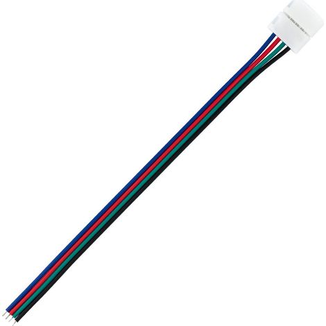 Cable Conector Rápido Tira LED 12/24V RGB 10mm 4 PIN (1/3)